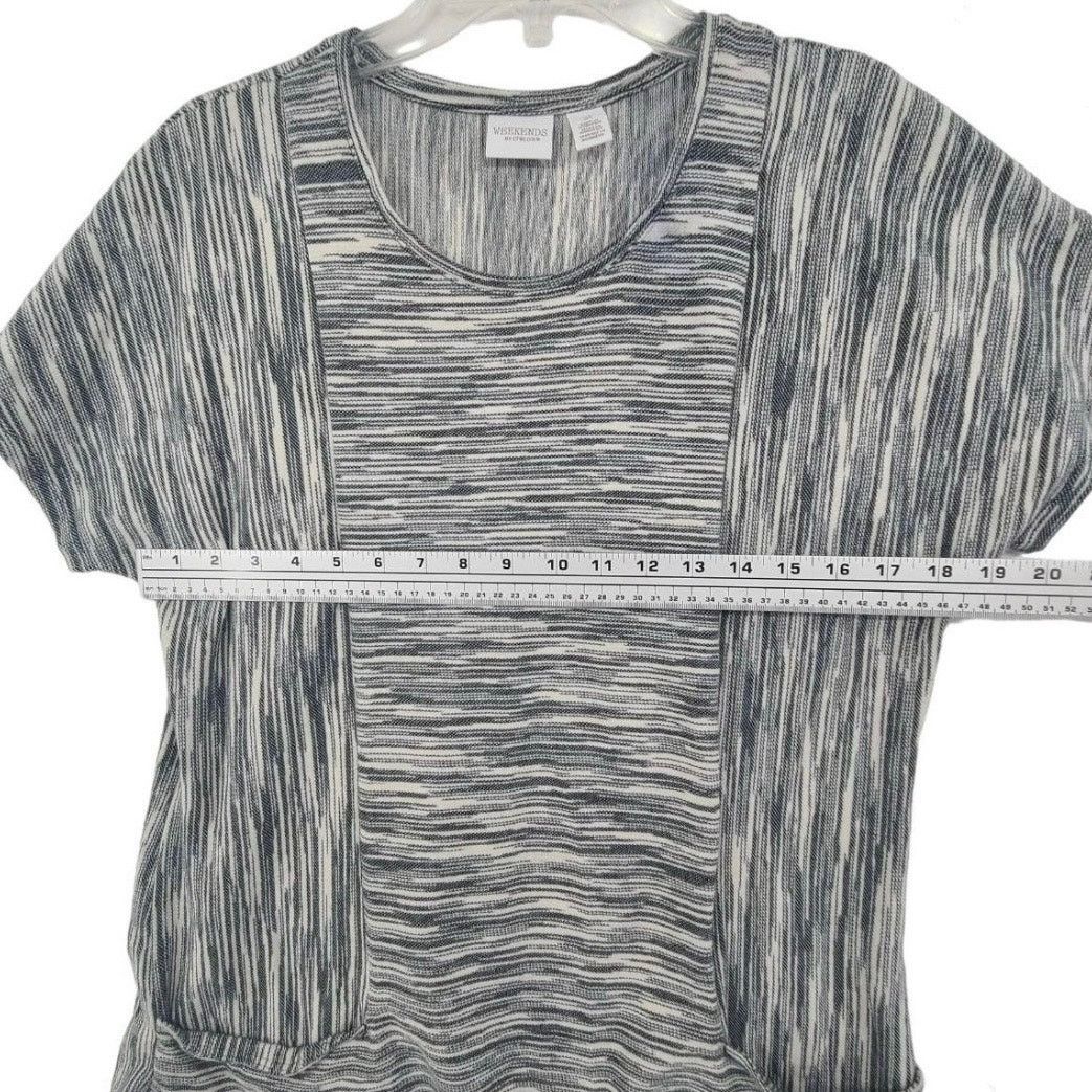 Chicos NWOT Weekends by Chico's Cotton Knit Top Size L / US 10 / IT 46 - 5 Thumbnail
