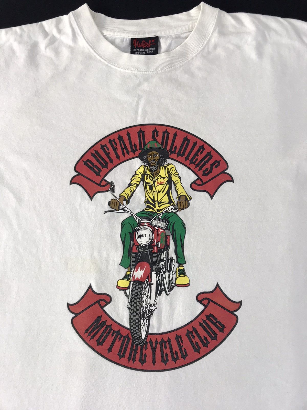 Japanese Brand Hype Mural JP Buffaloo Soldies Moto Club Printed Tee Size US M / EU 48-50 / 2 - 4 Thumbnail