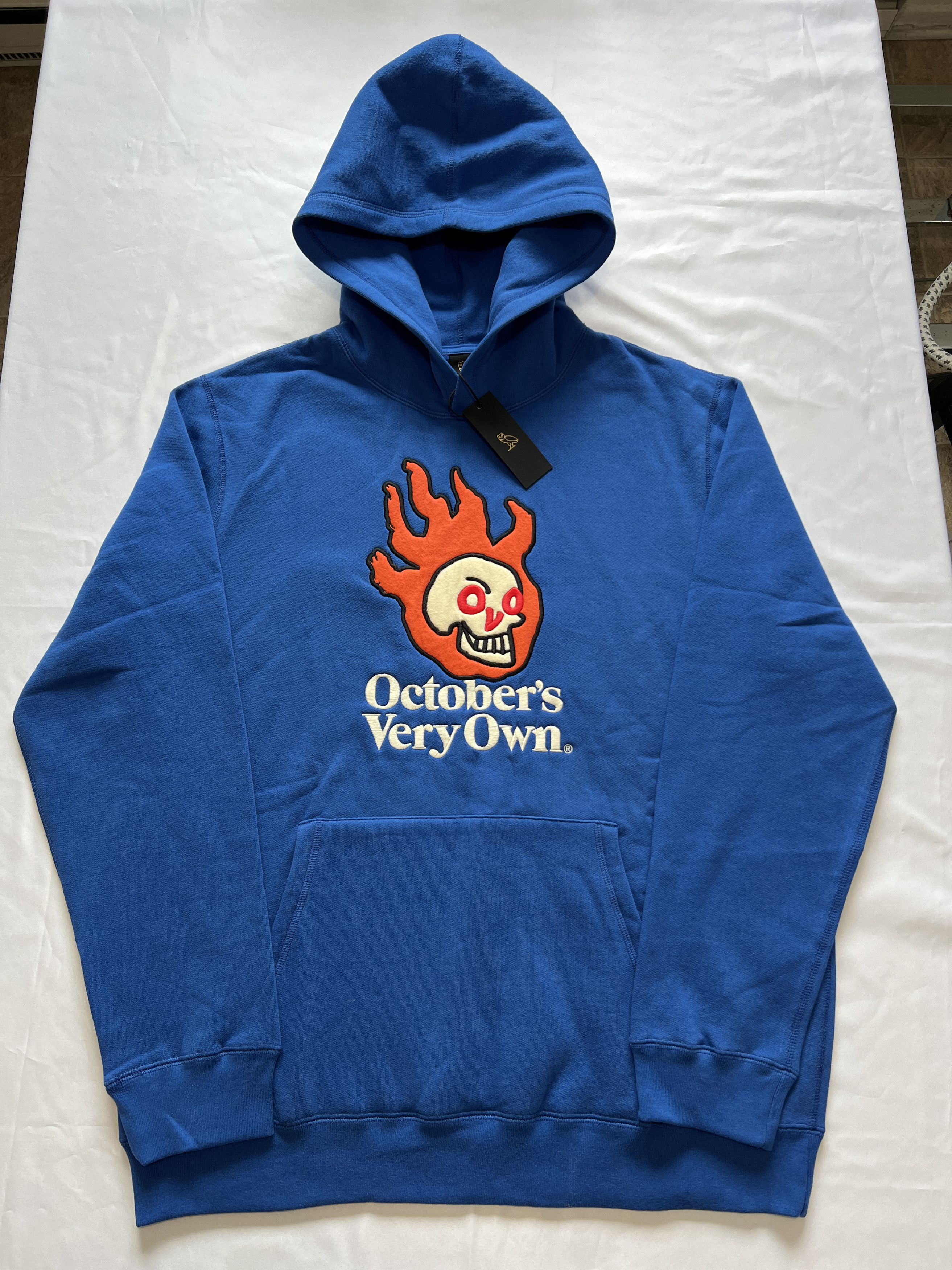 Drake 🦉 💀 🔥 OVO HOT EMBROIDERED SKULL HOODIE Size US XL / EU 56 / 4 - 1 Thumbnail