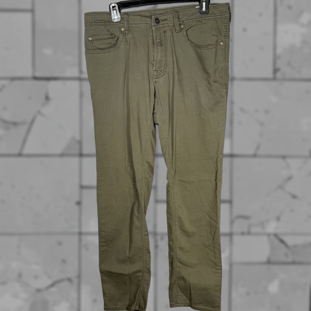 Buffalo David Bitton VINTAGE Buffalo David Bitton Mens Pants Chino Slim Fit Stretch Green 32x32 Hiking Outdoor Size US 32 / EU 48 - 1 Thumbnail