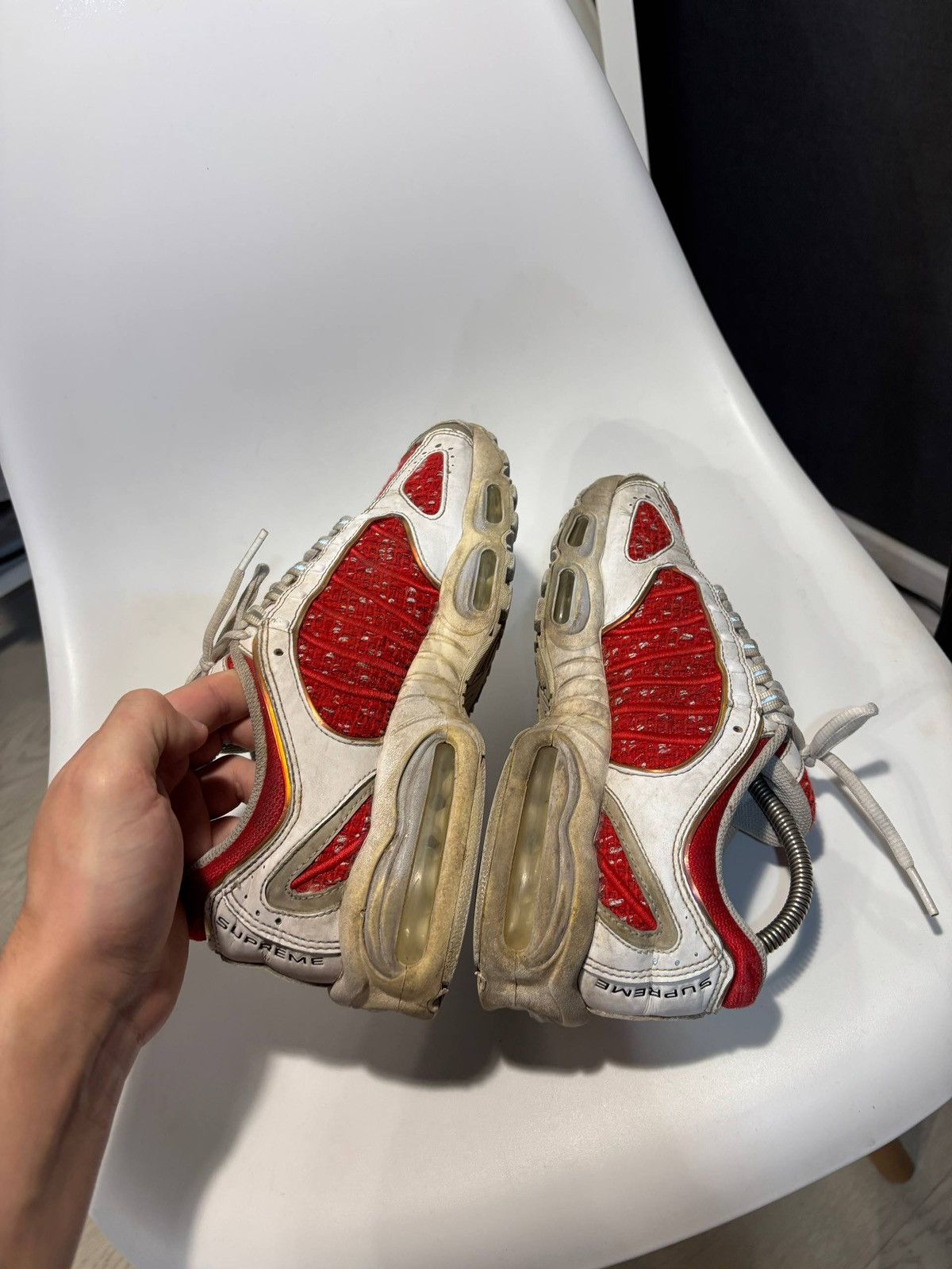 Nike × Supreme Nike Air Max Tailwind Supreme Size:42 (Poor condition) Size US 8.5 / EU 41-42 - 10 Thumbnail