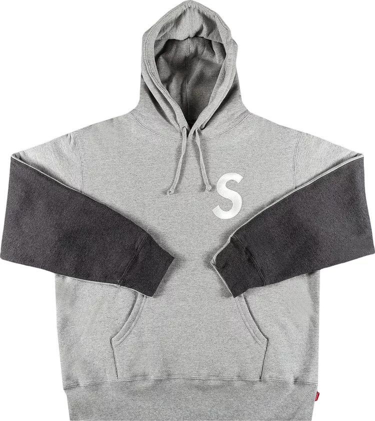 Supreme S Logo Split Hooded Sweatshirt | Grailed