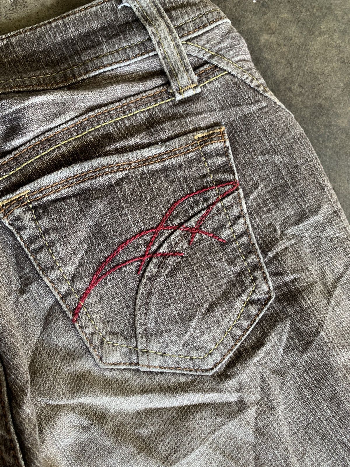 Japanese Brand BOOT CUT GEORGIA LOVE IFSIXWASNINE DENIM PANTS Size US 28 / EU 44 - 8 Thumbnail