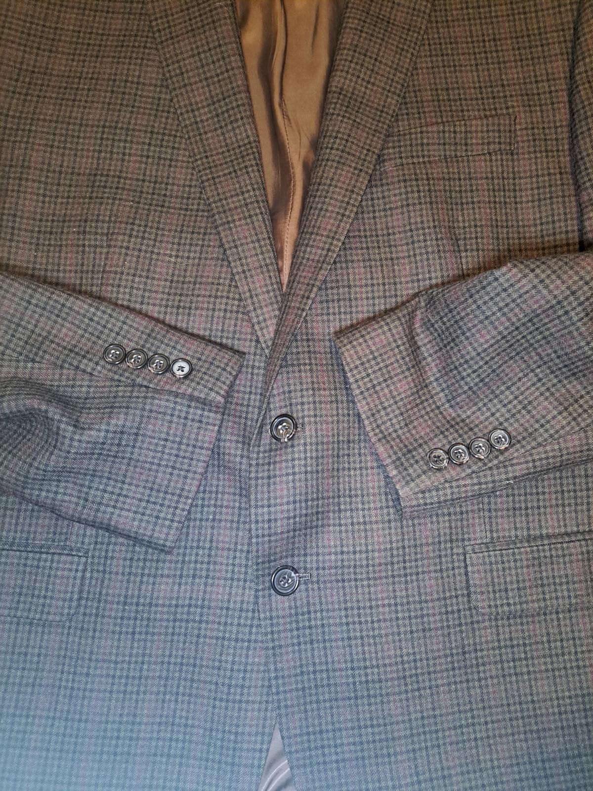 Polo Ralph Lauren Ralph Lauren Sport Coat 48R Green Multicolor Shepards Check Size 48R - 6 Thumbnail