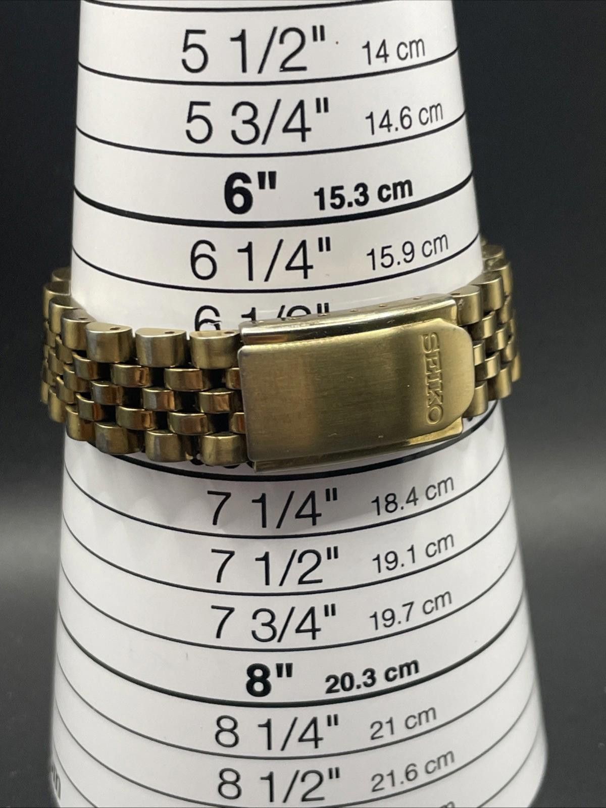 Seiko Vtg Custom Seiko 7N43-8110 Day-Date Fluted Bezel New Battery Size ONE SIZE - 5 Thumbnail