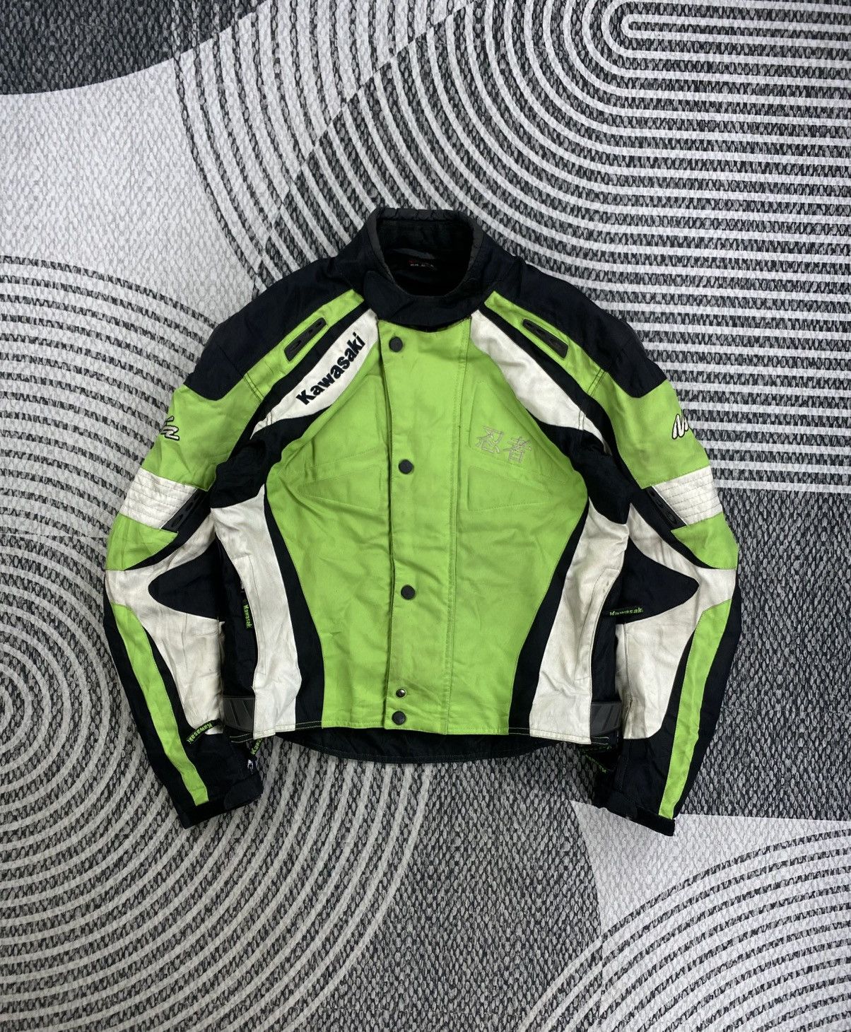 ICON Motorsports Vintage Kawasaki Ninja Protection Motorsport Racing Jacket Size US M / EU 48-50 / 2 - 1 Thumbnail
