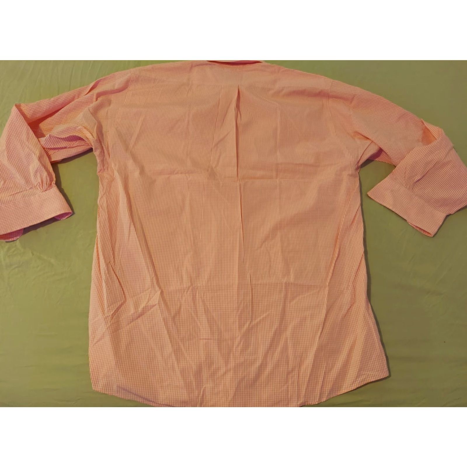 Brooks Brothers Brooks Brothers Dress Shirt 16 32 Orange Cotton Button Mens Shirt Size 42R - 5 Thumbnail