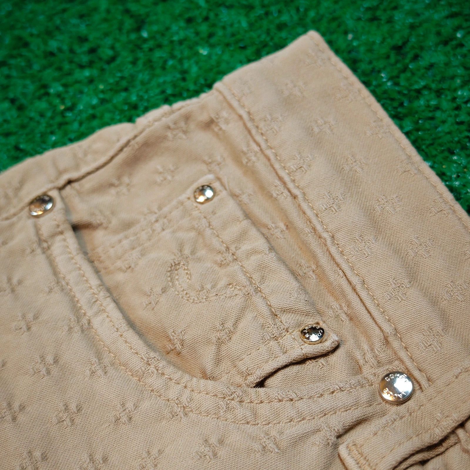 Jacob Cohen Jacob Cohen Jeans womens 28 slim straight beige japanese Size 28" / US 6 / IT 42 - 4 Thumbnail