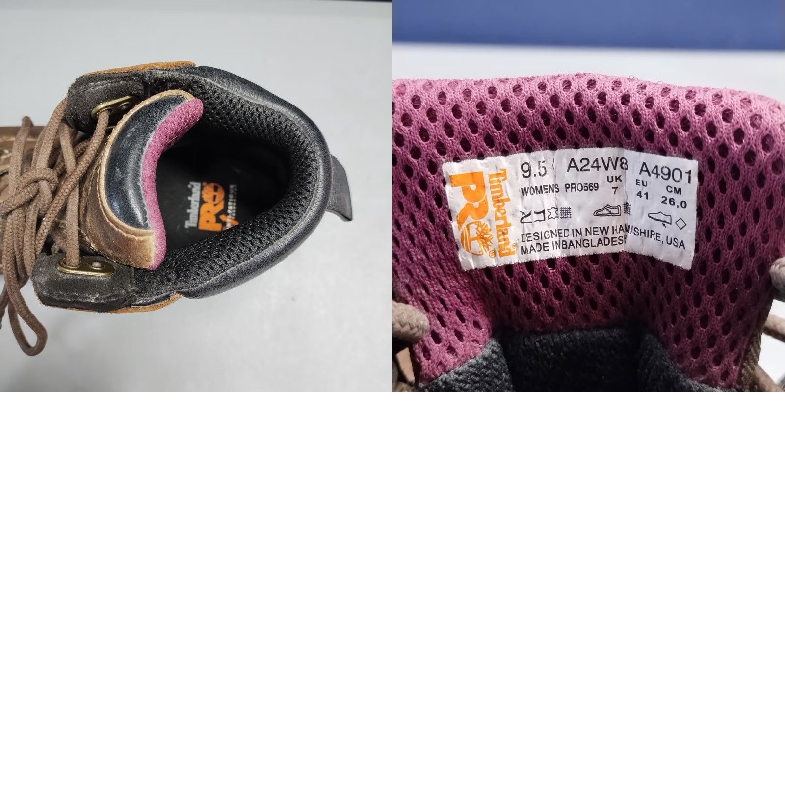 Timberland Timberland Pro Hypercharge 6" Work Boots Womens US 9.5 Multi Waterproof A24W8 Boots Womens Size 9.5 Multicolor Waterproof Timberland Pro A24W8 Size US 10 / IT 40 - 9 Thumbnail