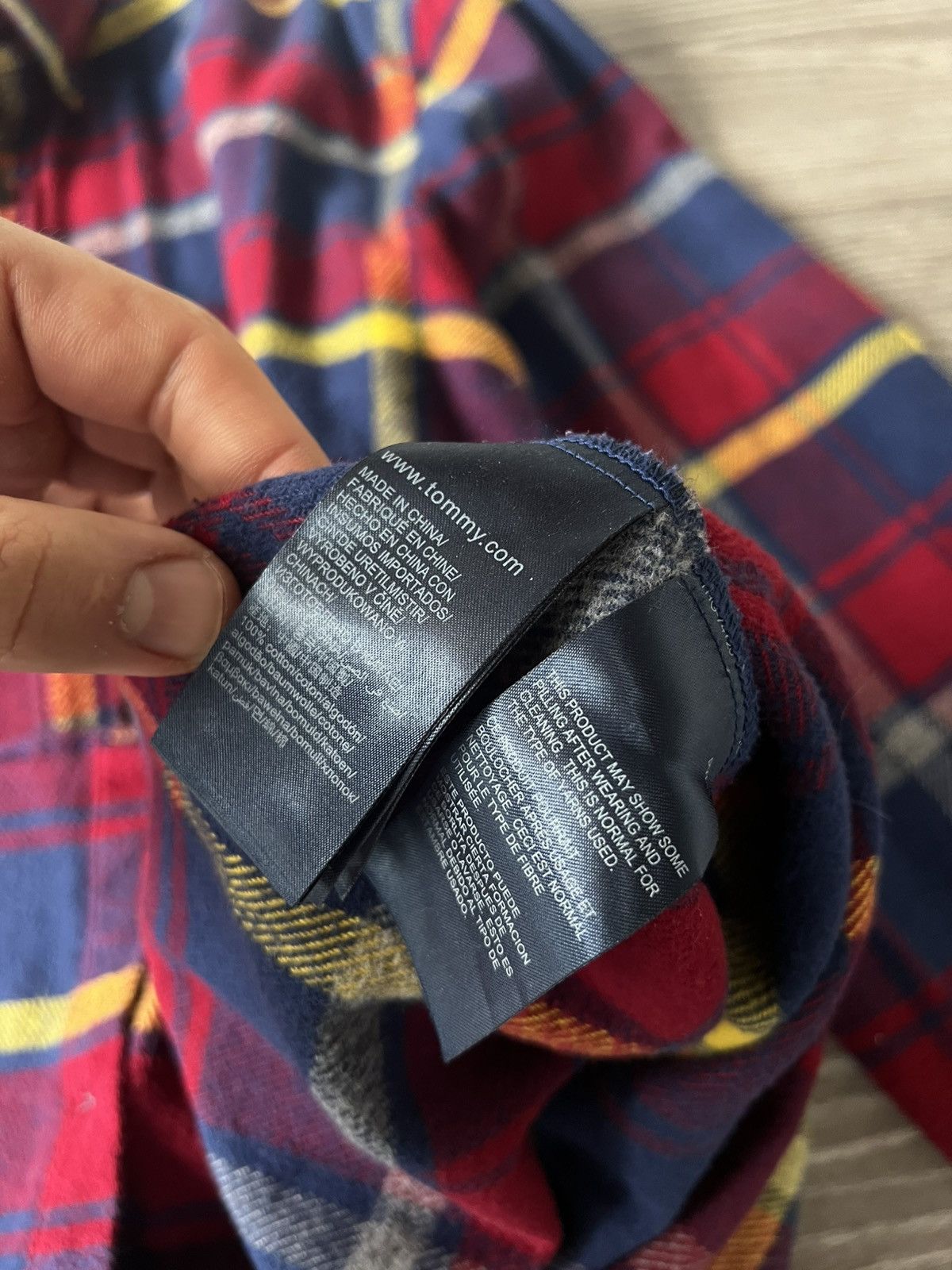 Tommy Hilfiger ‼️Tommy Hilfiger Flanel Teddy Type Sleeve Logo Shirt‼️ Size US XL / EU 56 / 4 - 13 Thumbnail