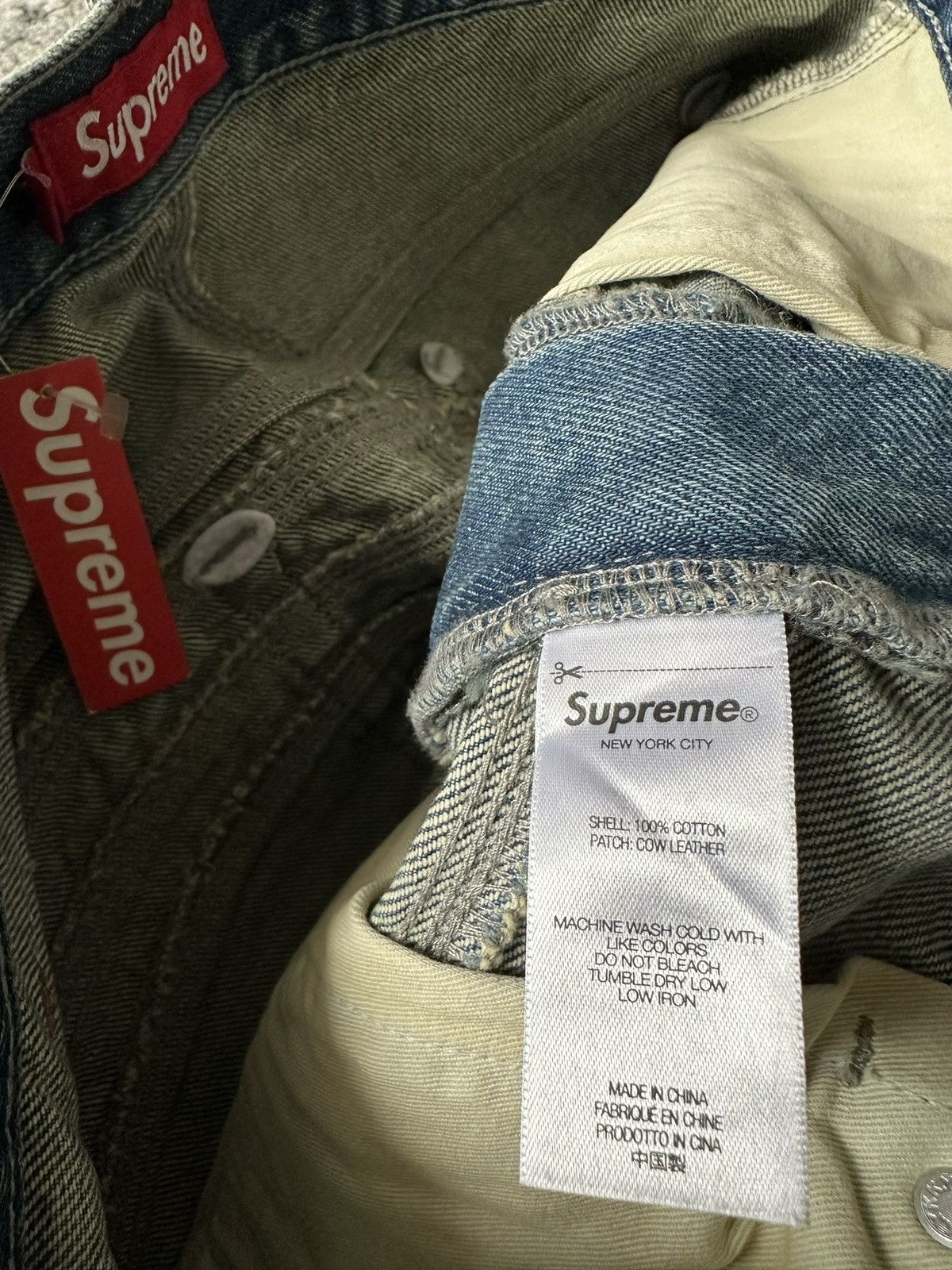 Supreme SUPREME S LOGO LOOSE FIT JEAN SS24 Size US 30 / EU 46 - 8 Thumbnail