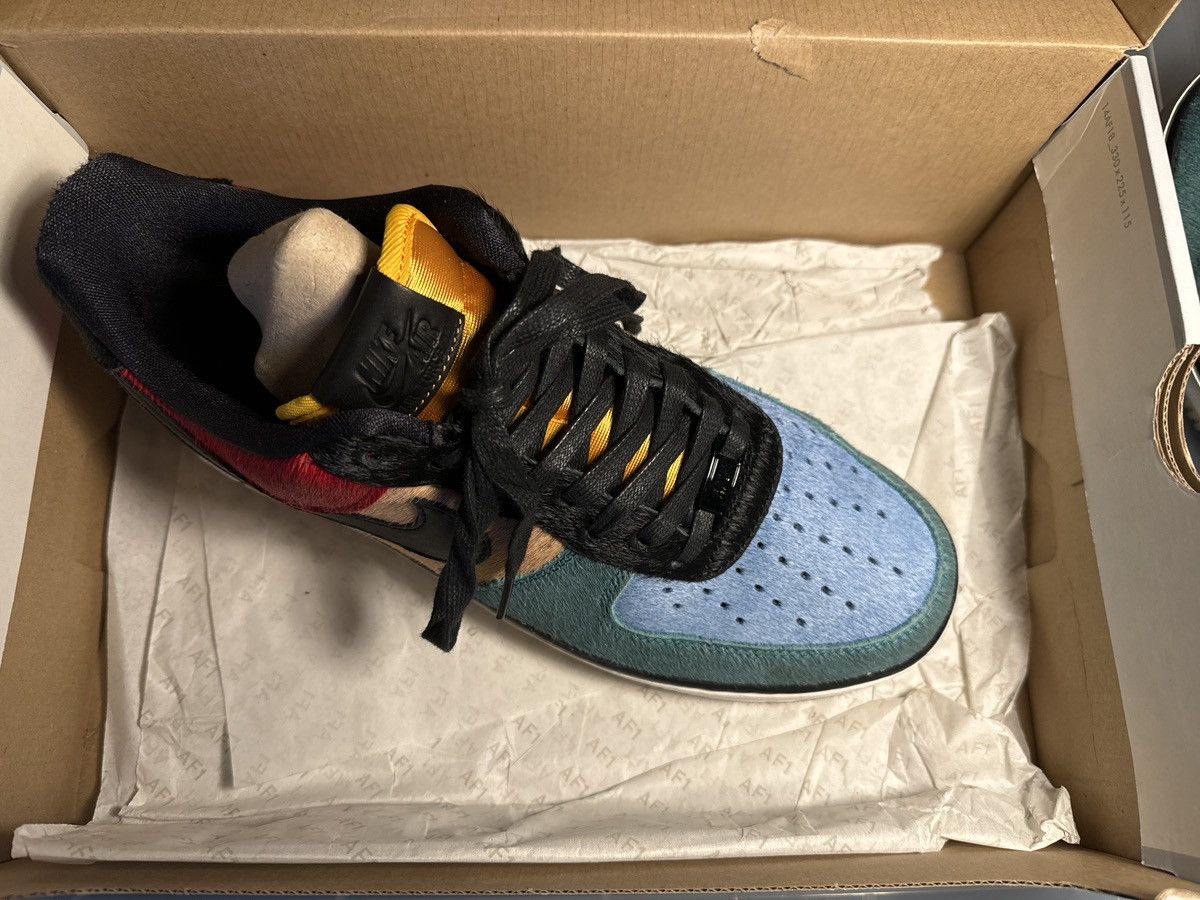 Nike WNS AIR FORCE 1 ‘07 PRM PONY FUR Size US 11 / IT 41 - 5 Thumbnail