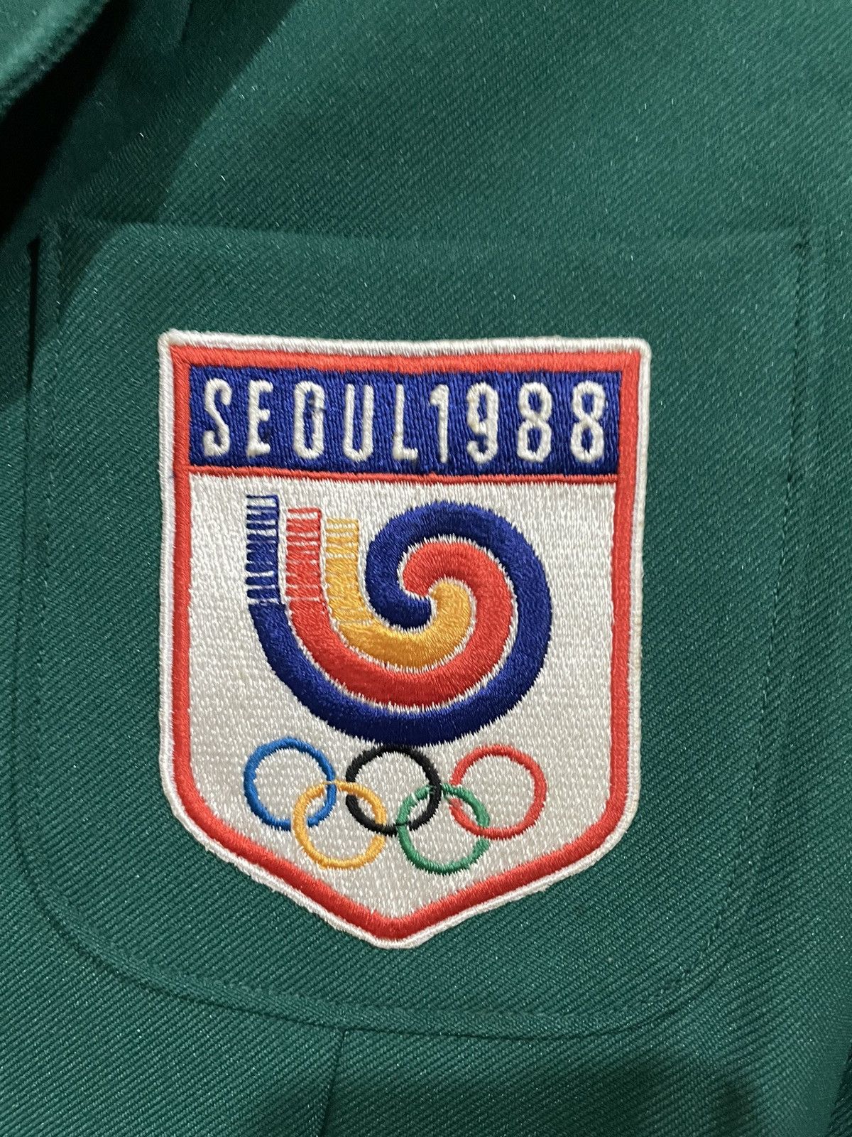 Sports Specialties Seoul 1988 Olympic Official Rare True Vintage Blazer Jacket Size 38S - 4 Thumbnail