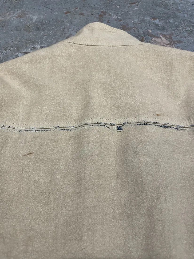 Just Cavalli SS2005 Cavalli Apocalyptic Beige Denim Jacket Size US M / EU 48-50 / 2 - 11 Thumbnail