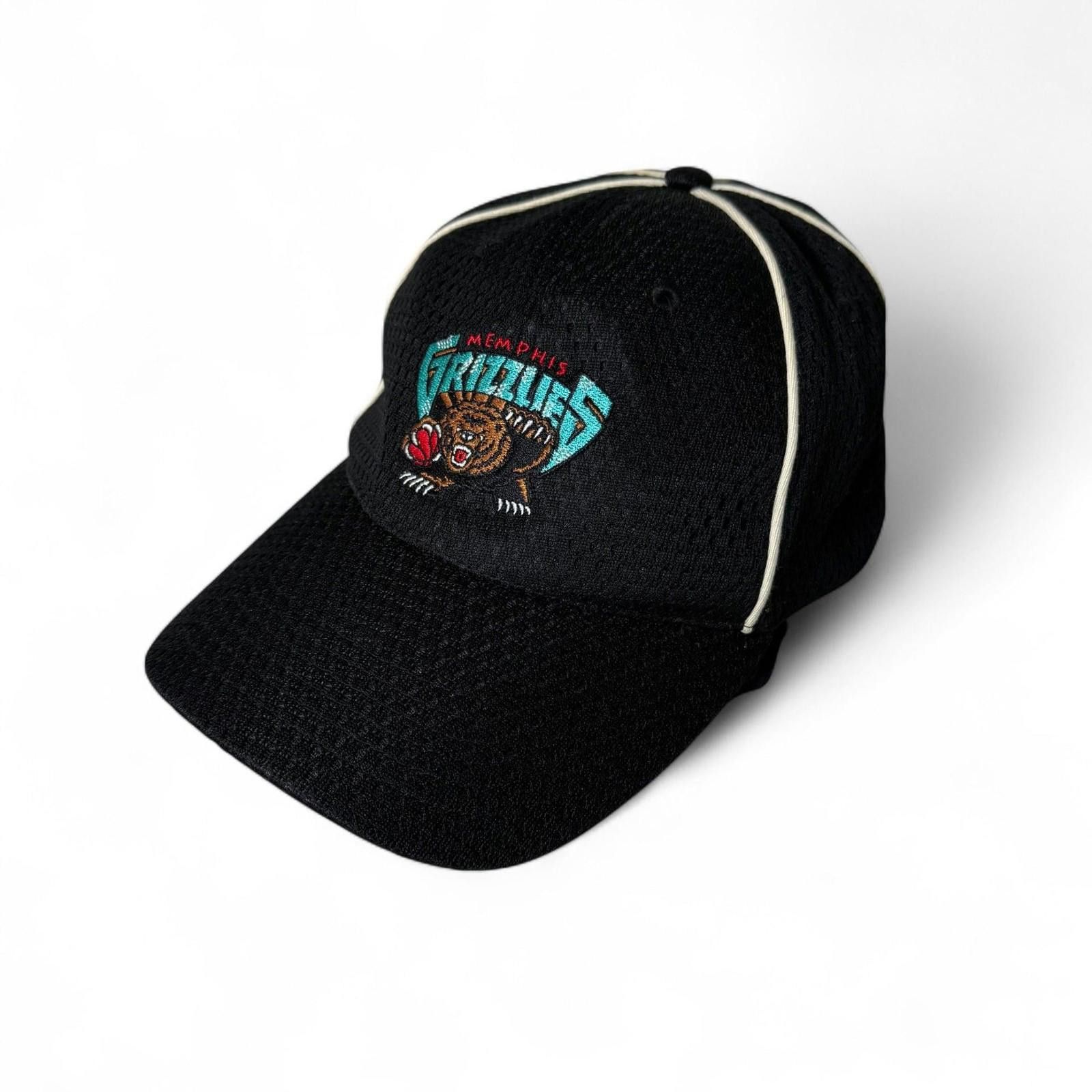 NBA Vtg Memphis Grizzlies Mesh Cap Hat Adjustable Peabody Place Size ONE SIZE - 3 Thumbnail