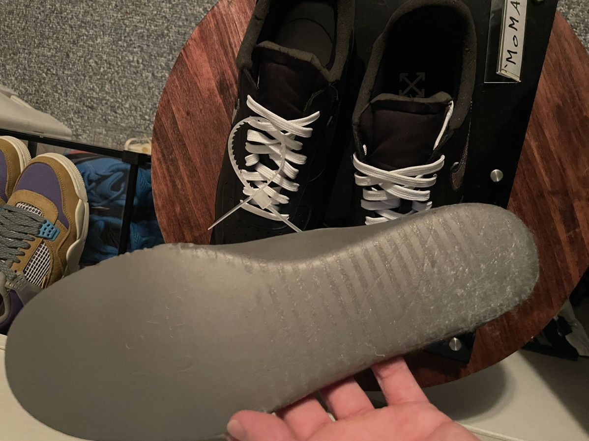 Jordan Brand Nike Air Force Off-White MoMA Size US 11.5 / EU 44-45 - 12 Thumbnail