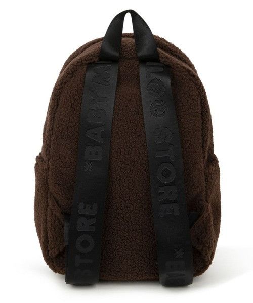 Bape A BATHING APE BABY MILO MINI FUR BACKPACK Brown Size ONE SIZE - 3 Thumbnail