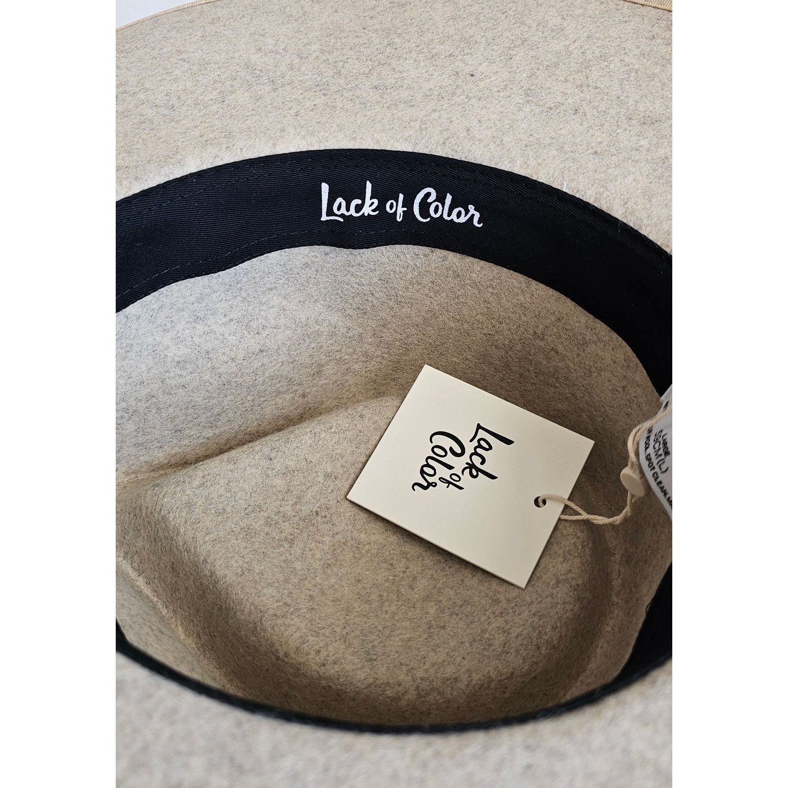 Lack of Color Lack of Color Carlo Speckled Grey Rancher hat (Ivory) Size ONE SIZE - 10 Thumbnail