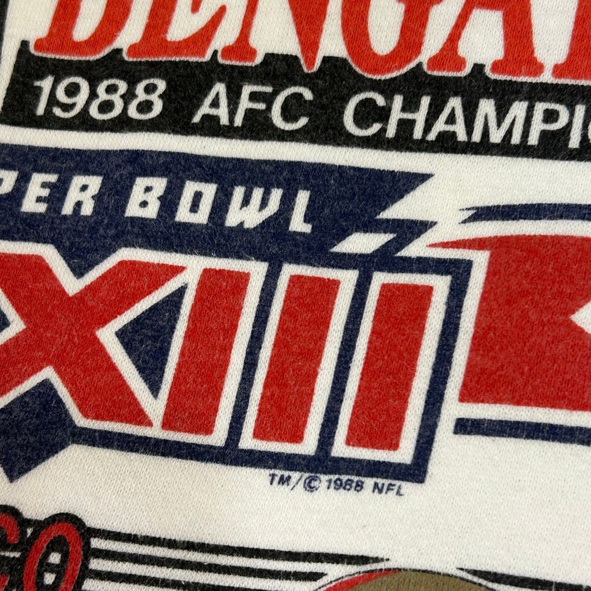 NFL 1988 NFL Super Bowl XXIII Bengalsv49ers Crewneck Sweatshirt Size US XL / EU 56 / 4 - 3 Thumbnail
