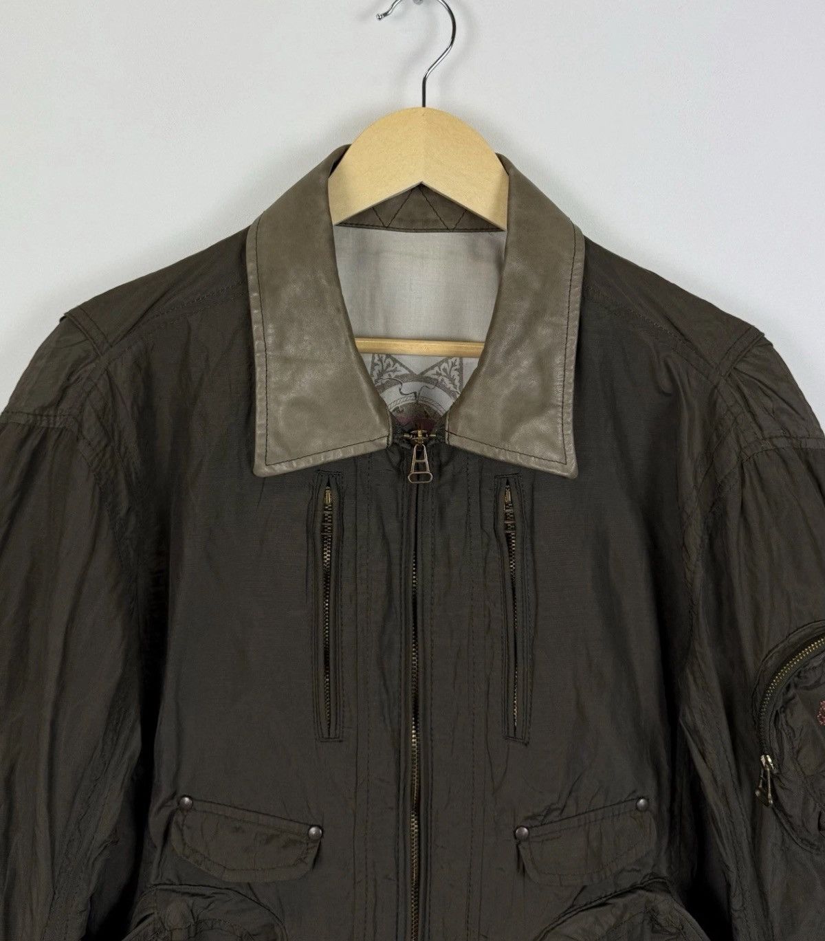 Diesel Diesel Psychotechnic Airotic Air Force Bomber Jacket Women’s Size XXL / US 16-18 / IT 52-54 - 2 Thumbnail