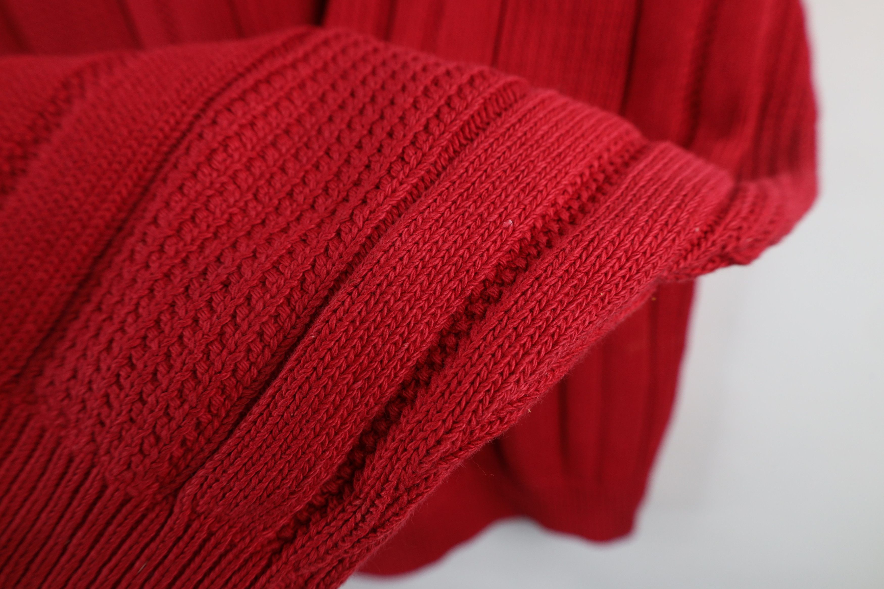 Vintage Vintage 90s Streetwear Framed Cotton Ribbed Knit Sweater Size US L / EU 52-54 / 3 - 5 Thumbnail