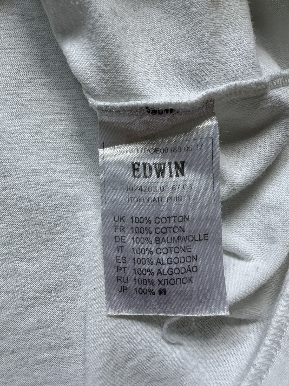 Edwin Edwin Otokodate Print Tee Size US L / EU 52-54 / 3 - 10 Thumbnail