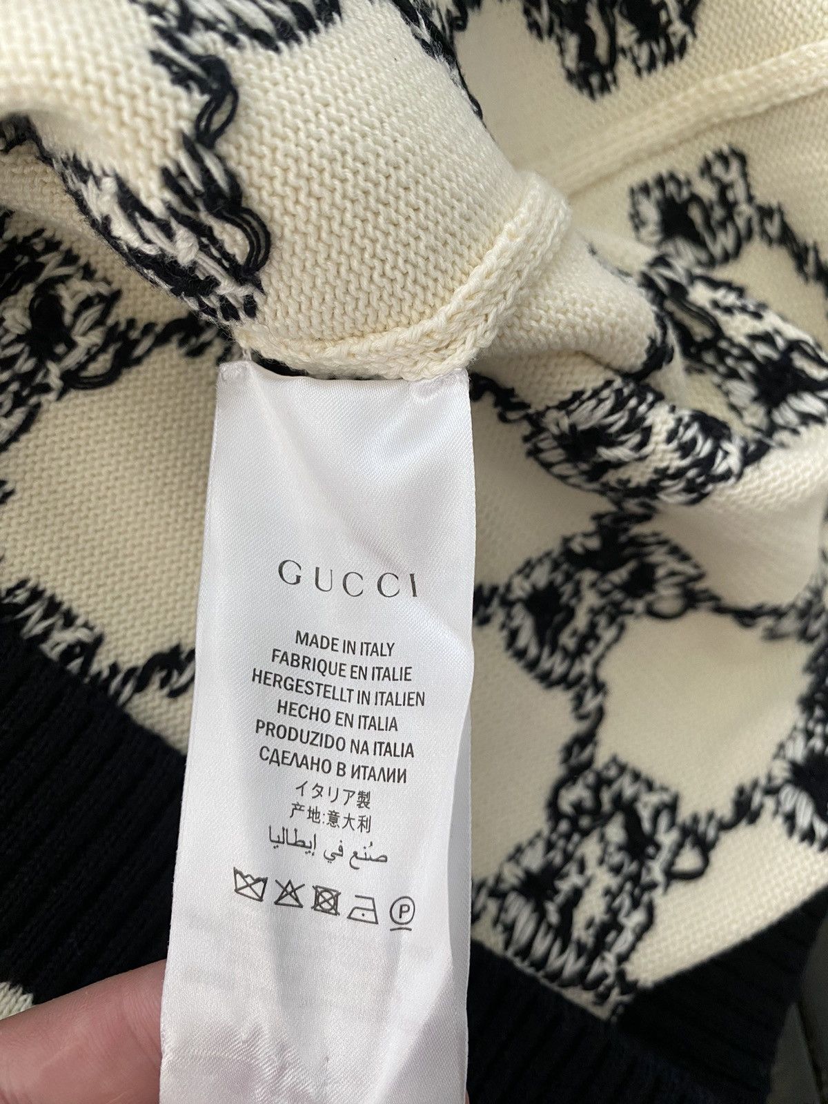 Gucci GG cotton knit sweater Size US M / EU 48-50 / 2 - 4 Thumbnail