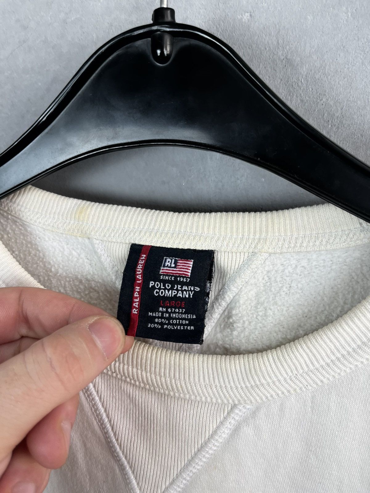 Polo Ralph Lauren Polo Ralph Lauren sweatshirt big logo vintage 90s Size US L / EU 52-54 / 3 - 2 Thumbnail