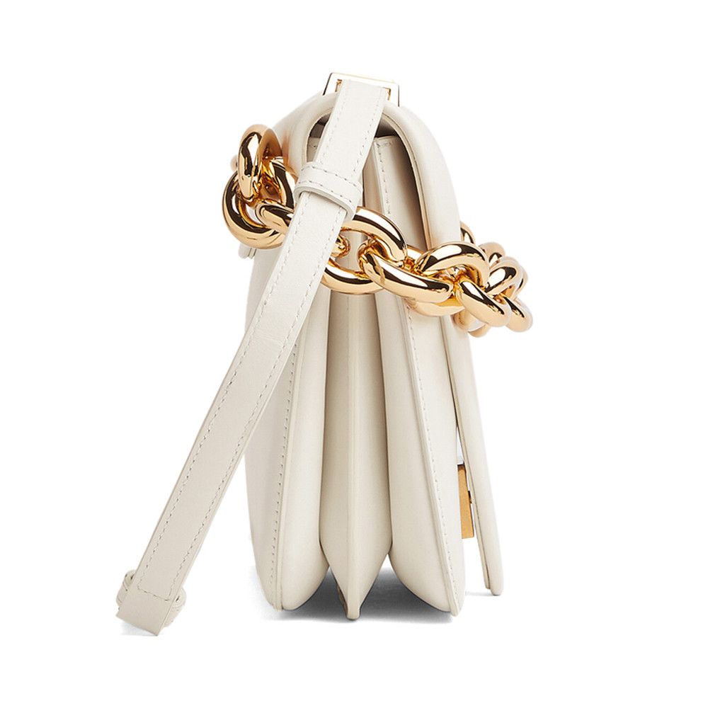 Bottega Veneta o1n1vont1224 Size: OS / Crossbody Bag in White/Gold Size ONE SIZE - 4 Thumbnail