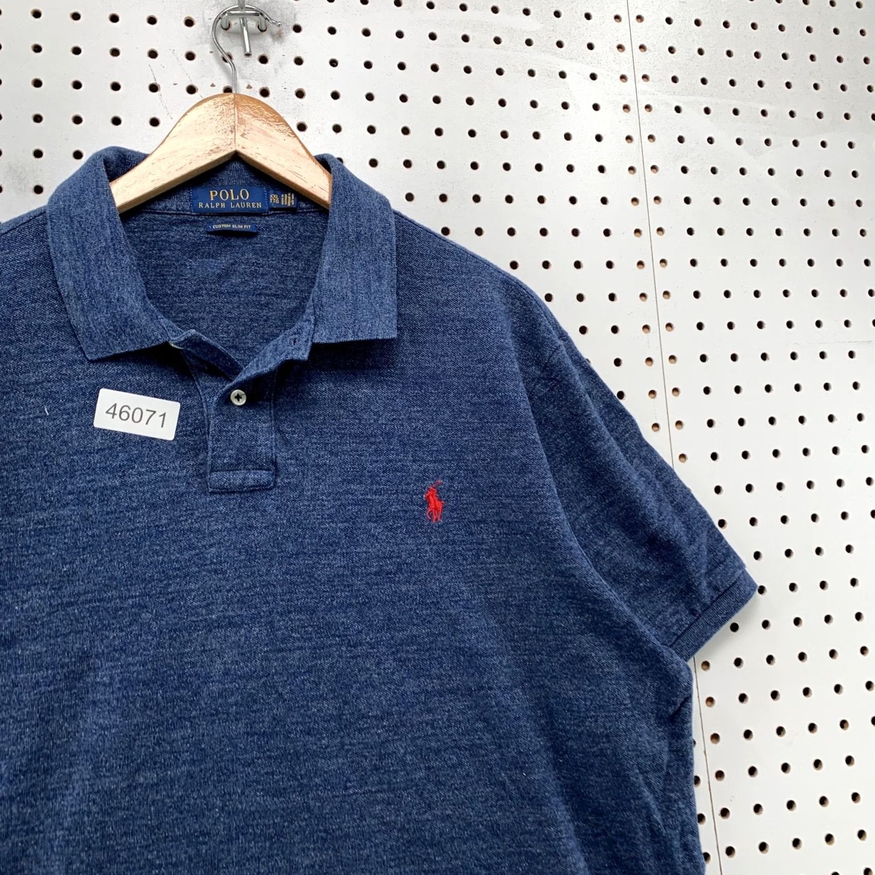 Polo Ralph Lauren Polo Ralph Lauren Shirt Mens 2XL Indigo Blue Preppy Slim Fit Size US XXL / EU 58 / 5 - 4 Thumbnail