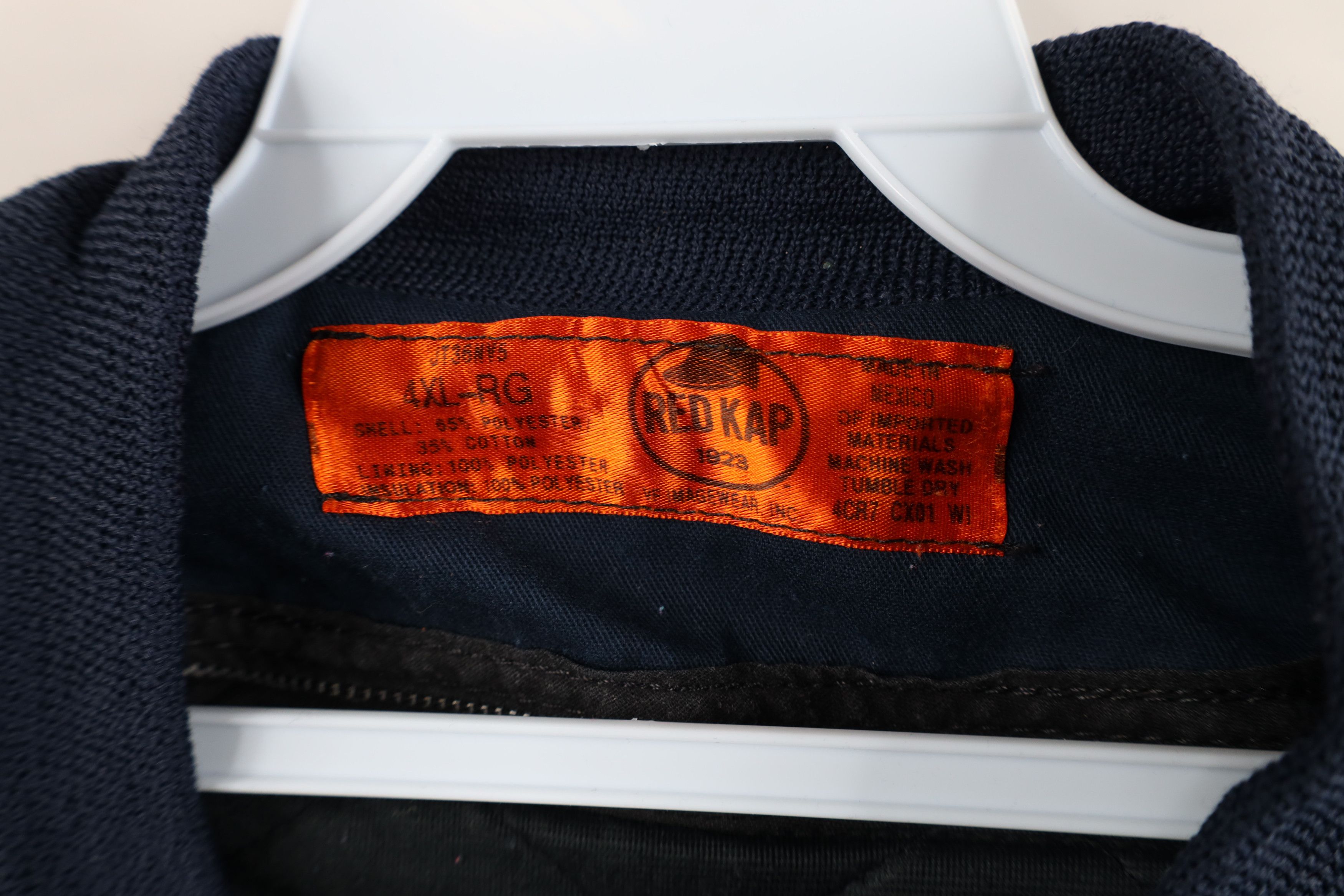 Vintage Vintage 90s Streetwear Workwear Mechanic Bomber Jacket Blue Size US XXL / EU 58 / 5 - 9 Thumbnail