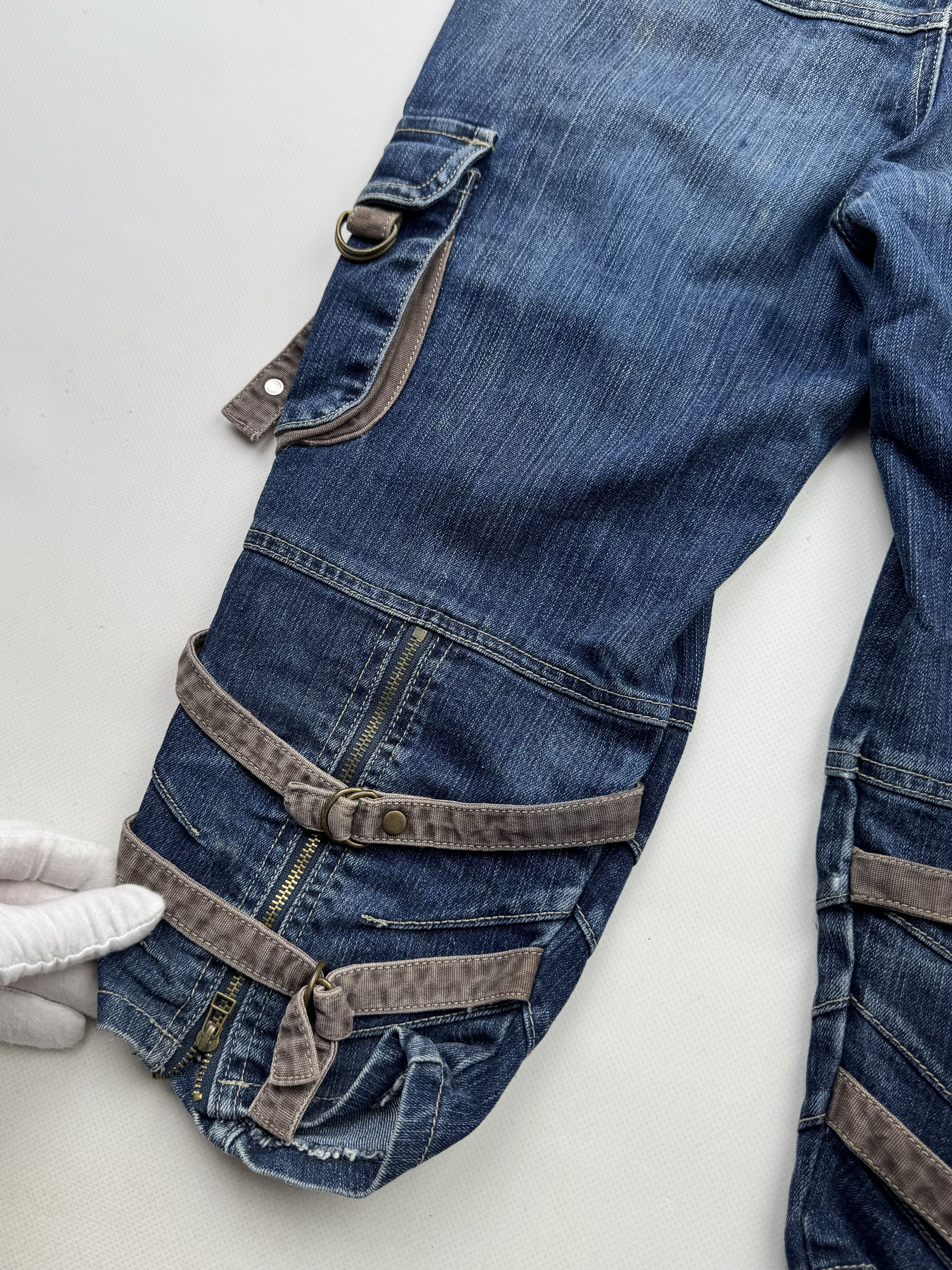 Japanese Brand 90's Long Shorts With Bondage B380(V406)E2 Size US 28 / EU 44 - 9 Thumbnail