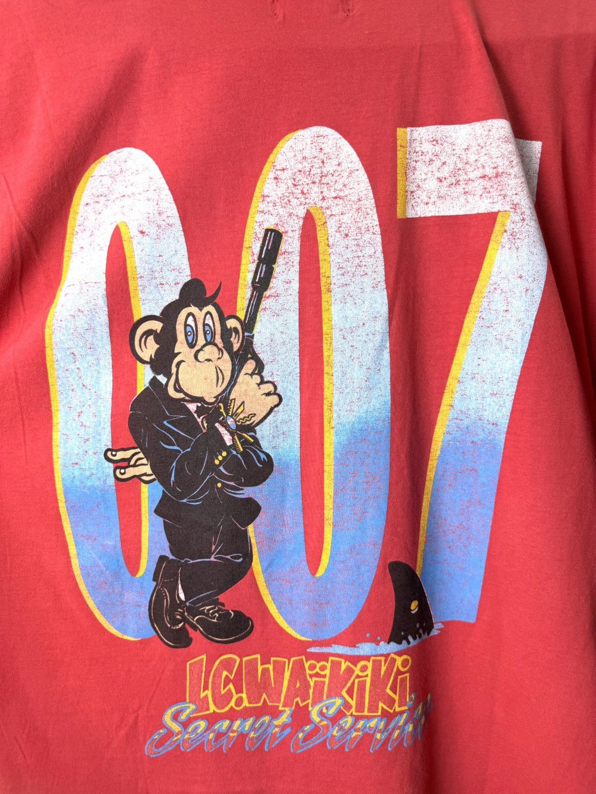 Vintage Vintage 80-90’s Agent 007 James Bond Art Cartoon T Shirt Size US L / EU 52-54 / 3 - 10 Thumbnail