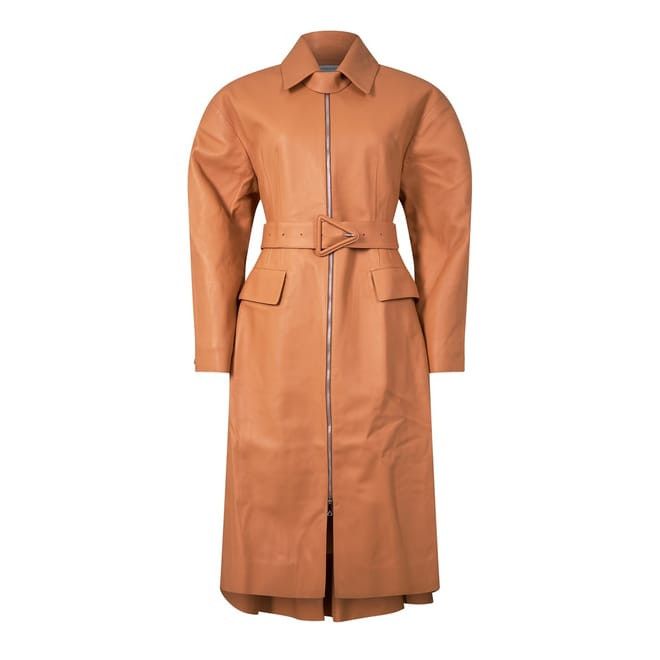 Bottega Veneta Bottega Veneta Relaxed Fit Coat in Neutral Size S / US 4 / IT 40 - 1 Thumbnail