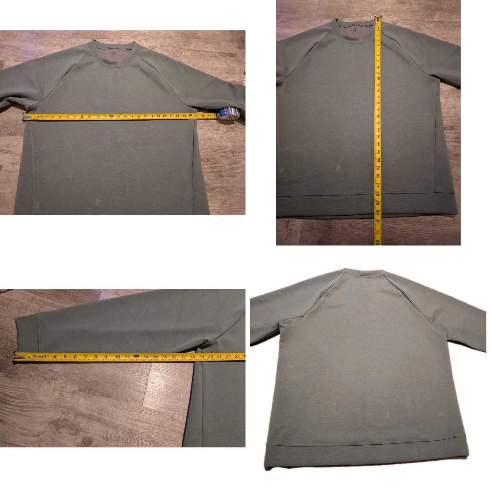 Lululemon Lululemon Men's Engineered Warmth Long Sleeve Crew XL Green Shirt Size US XL / EU 56 / 4 - 8 Thumbnail