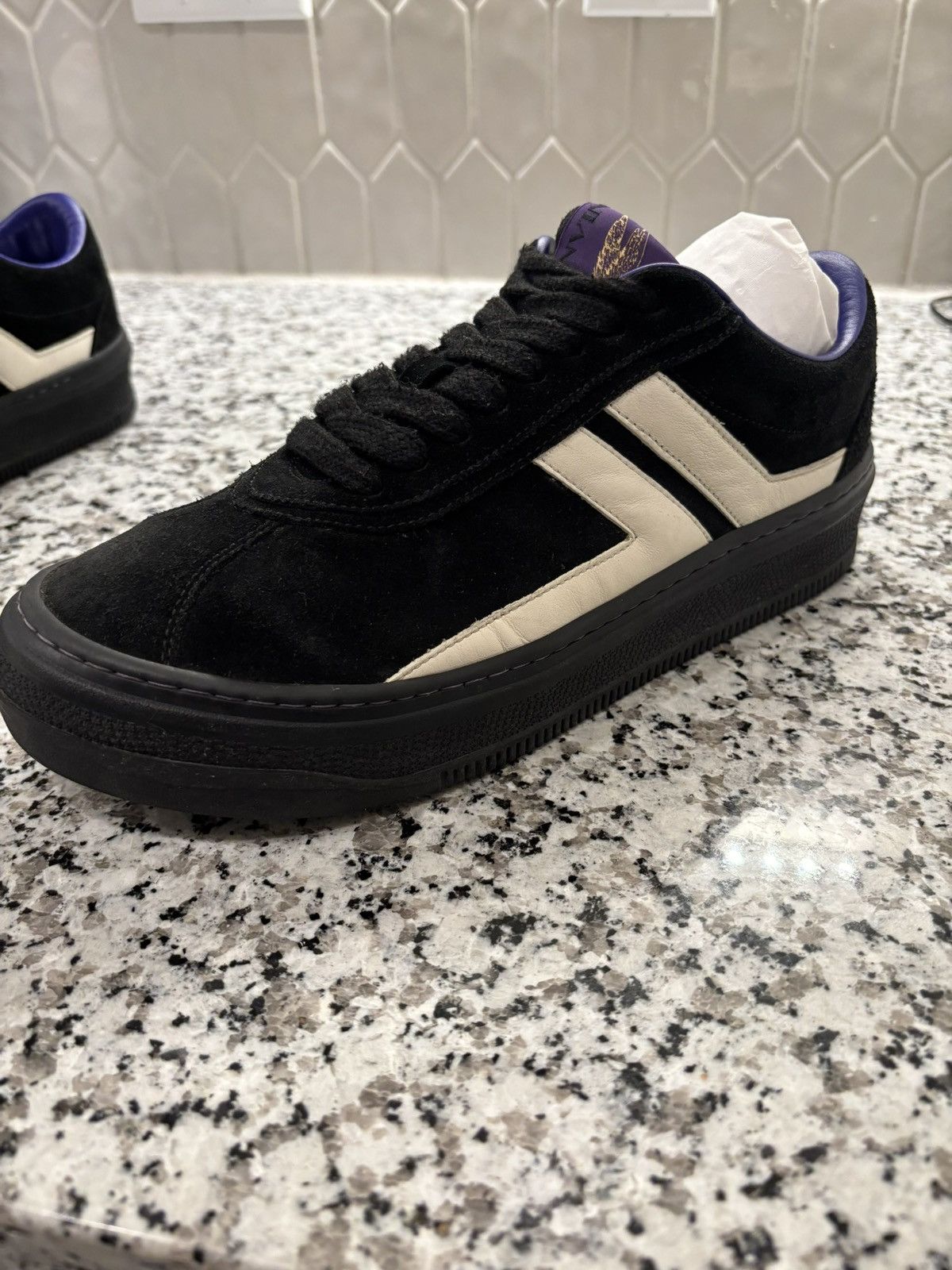 Lanvin LANVIN Black Future Edition Cash Sneakers Size US 9 / EU 42 - 4 Thumbnail