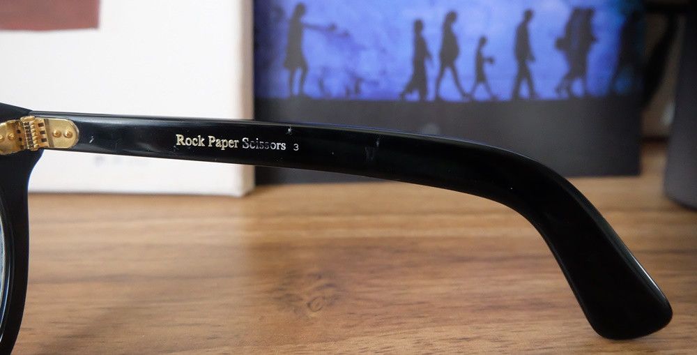 Designer Rock Paper Scissors Glasses - Handmade in Japan Size ONE SIZE - 4 Thumbnail