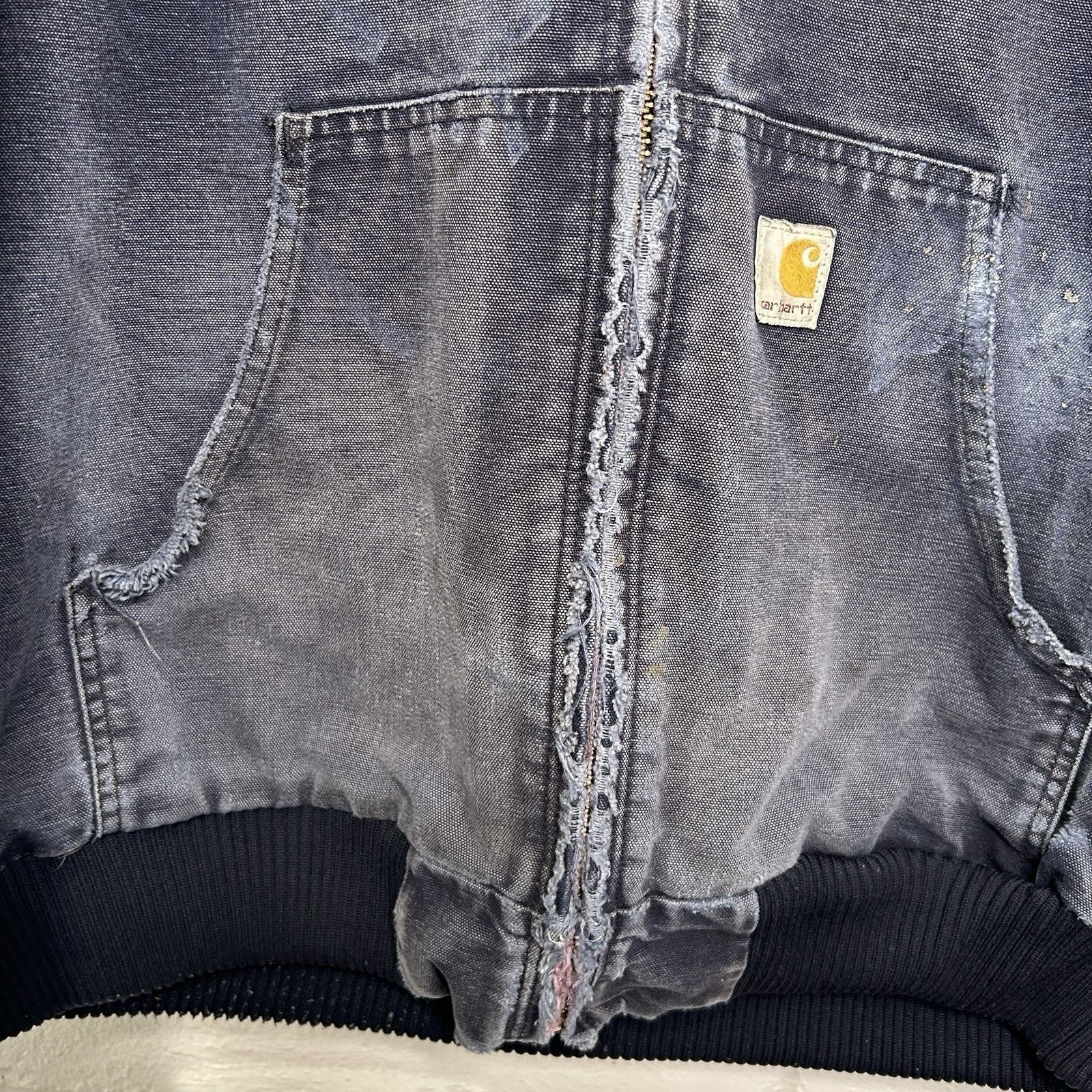 Carhartt Vintage Carhartt Hooded Active Jacket “Dark Navy” J140 DNY Size US XL / EU 56 / 4 - 5 Thumbnail