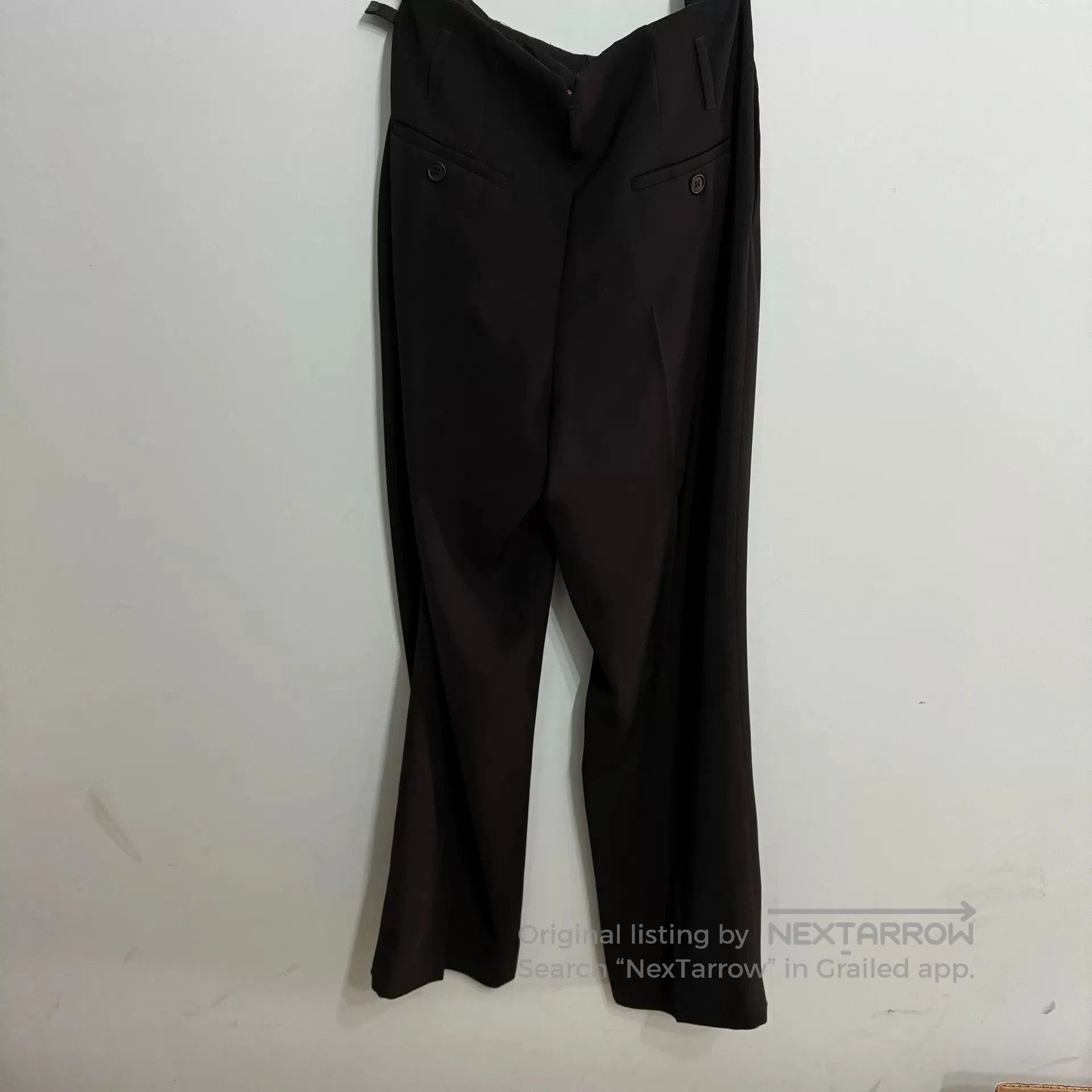 Prada Prada Women's Black Casual Pants 44. Size 41" - 2 Thumbnail