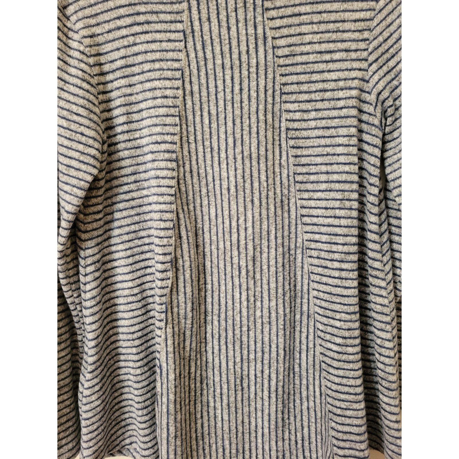 Other Women's Soft Surroundings Blue Striped Oversized Sweater Size S / US 4 / IT 40 - 4 Thumbnail