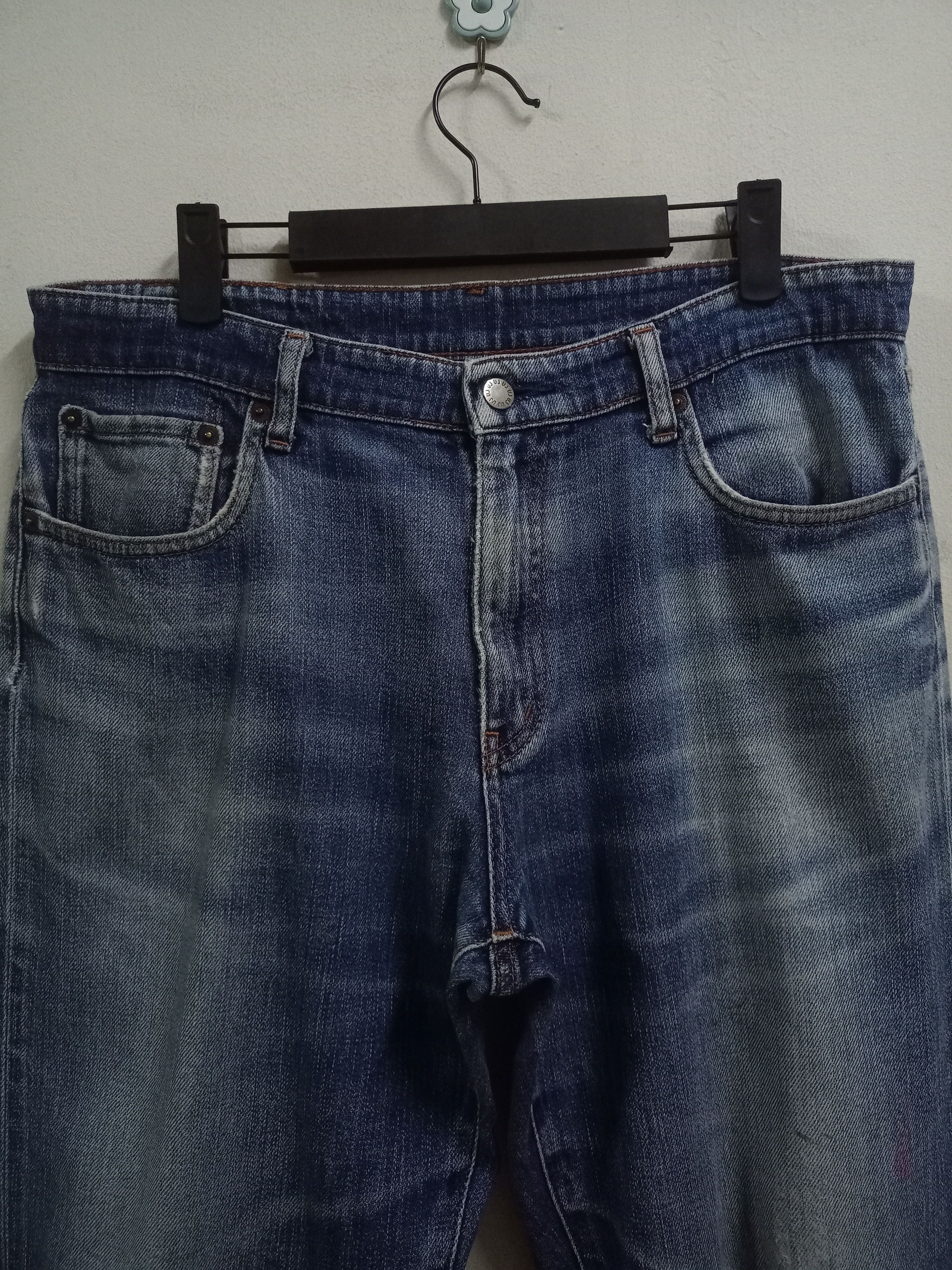 Japanese Brand × Uniqlo S003 Vintage Japanese Uniqlo Distressed Baggy Jeans Size US 34 / EU 50 - 4 Thumbnail