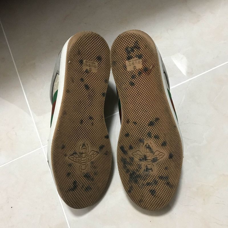 Gucci Gucci Screener Low-Top Sneakers in Gray - Size US 8 / EU 41 - 4 Thumbnail