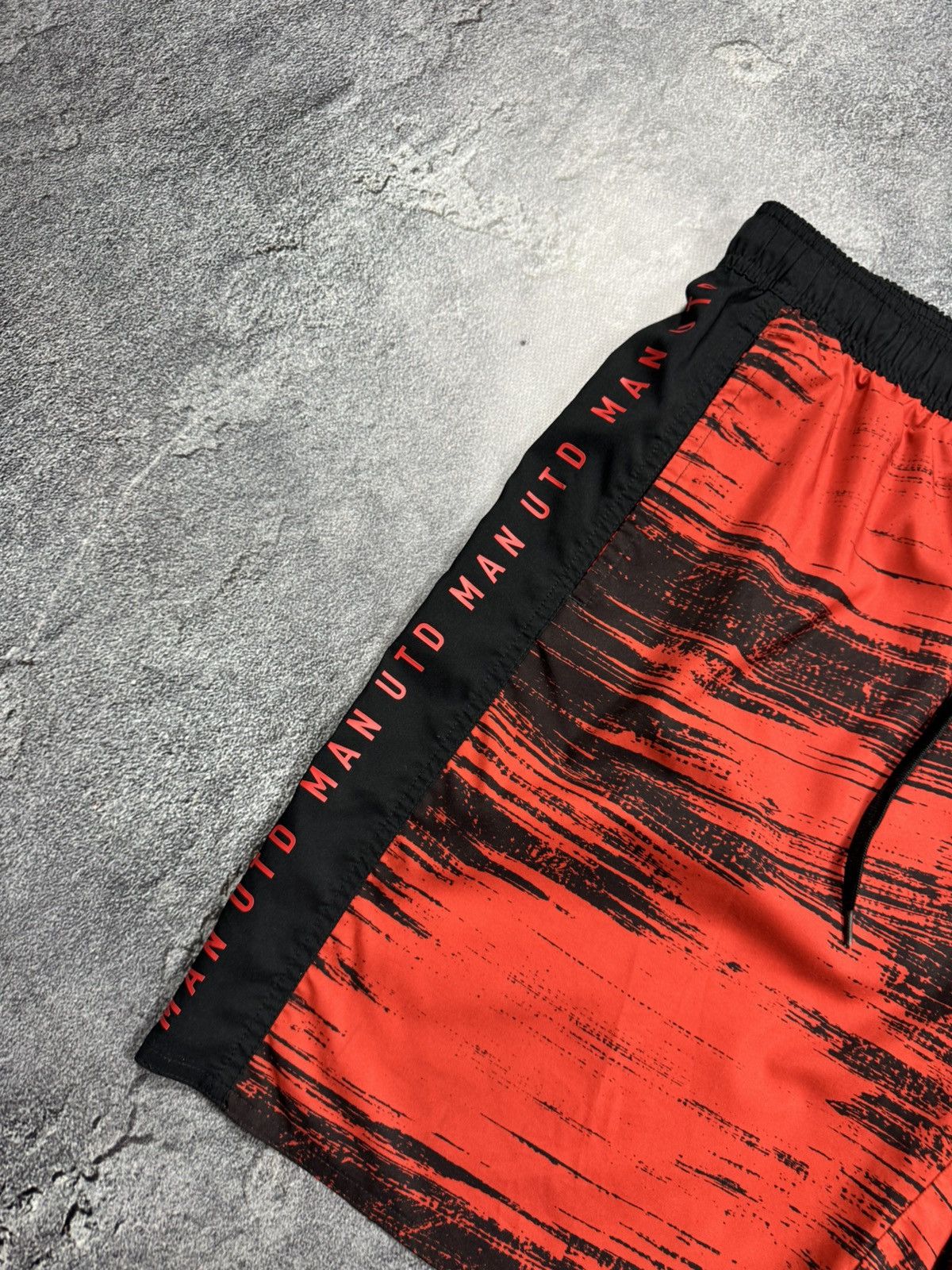 Adidas Adidas x Manchester United Swim Shorts — Iconic Red/Black Size US 38 / EU 54 - 3 Thumbnail