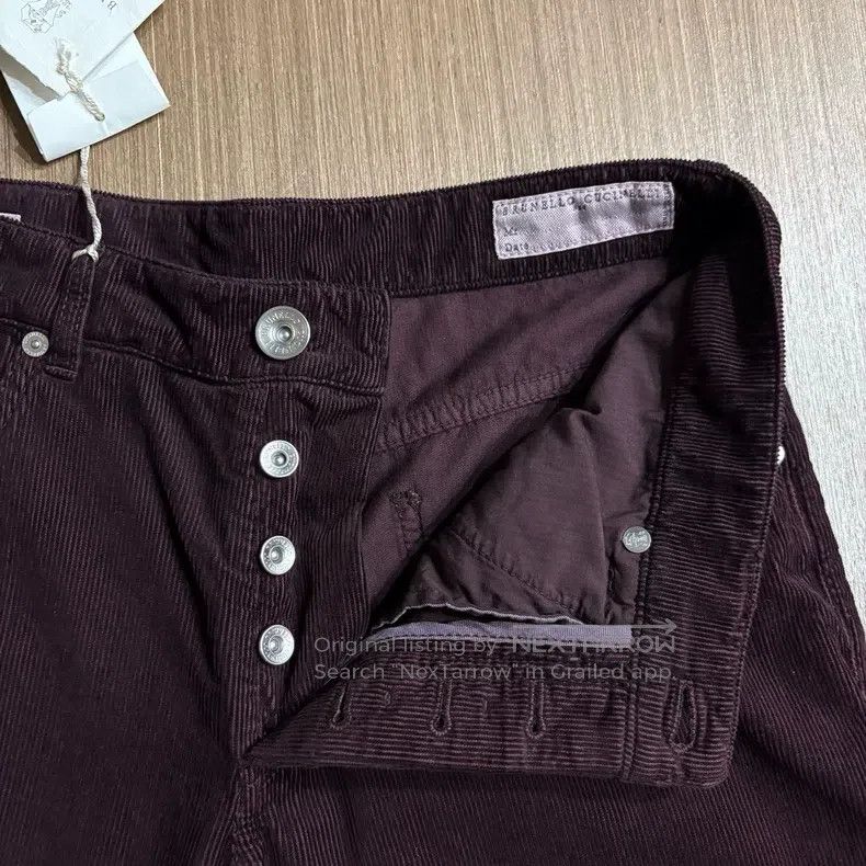 Brunello Cucinelli Brunello Cucinelli Corduroy Casual Pants Size US 30 / EU 46 - 4 Thumbnail