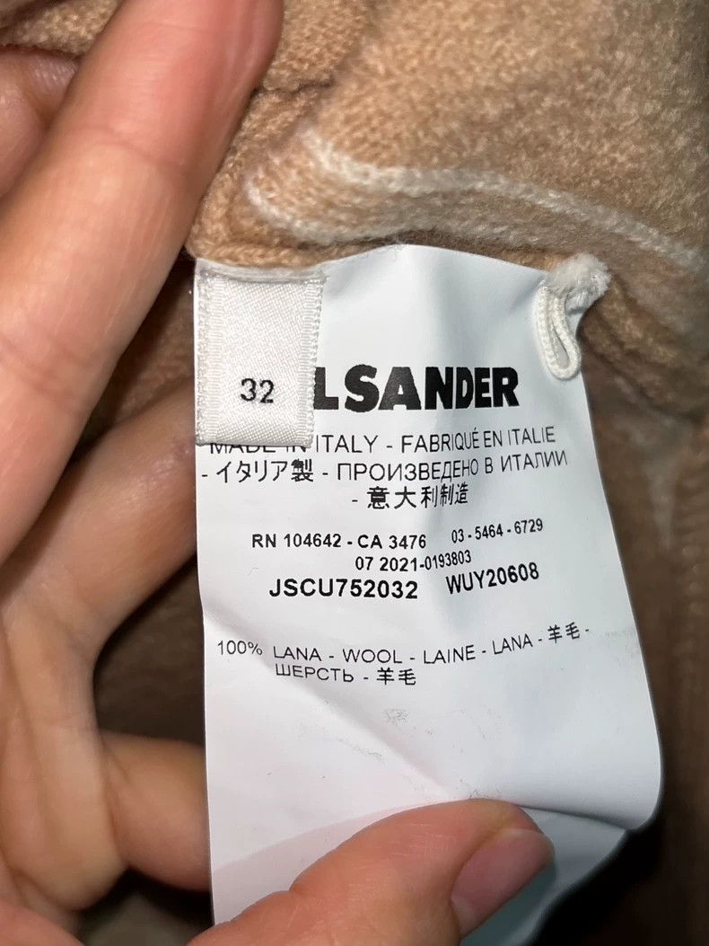 Jil Sander Jil Sander size 32 V-neck Solid Color Wool Sweater Size 4XL / US 24-26 - 4 Thumbnail