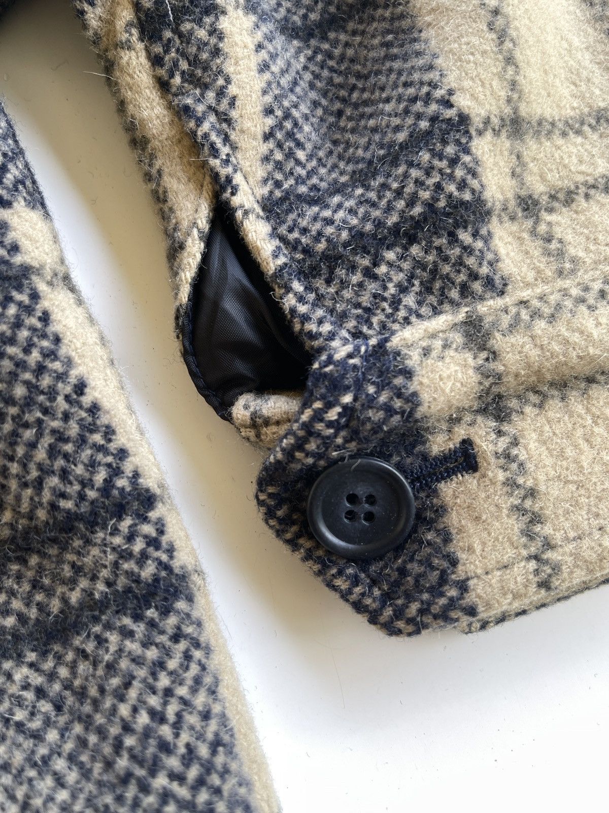 Japanese Brand Oshkosh Classic Wool Plaid Zipper Jacket Size US M / EU 48-50 / 2 - 14 Thumbnail