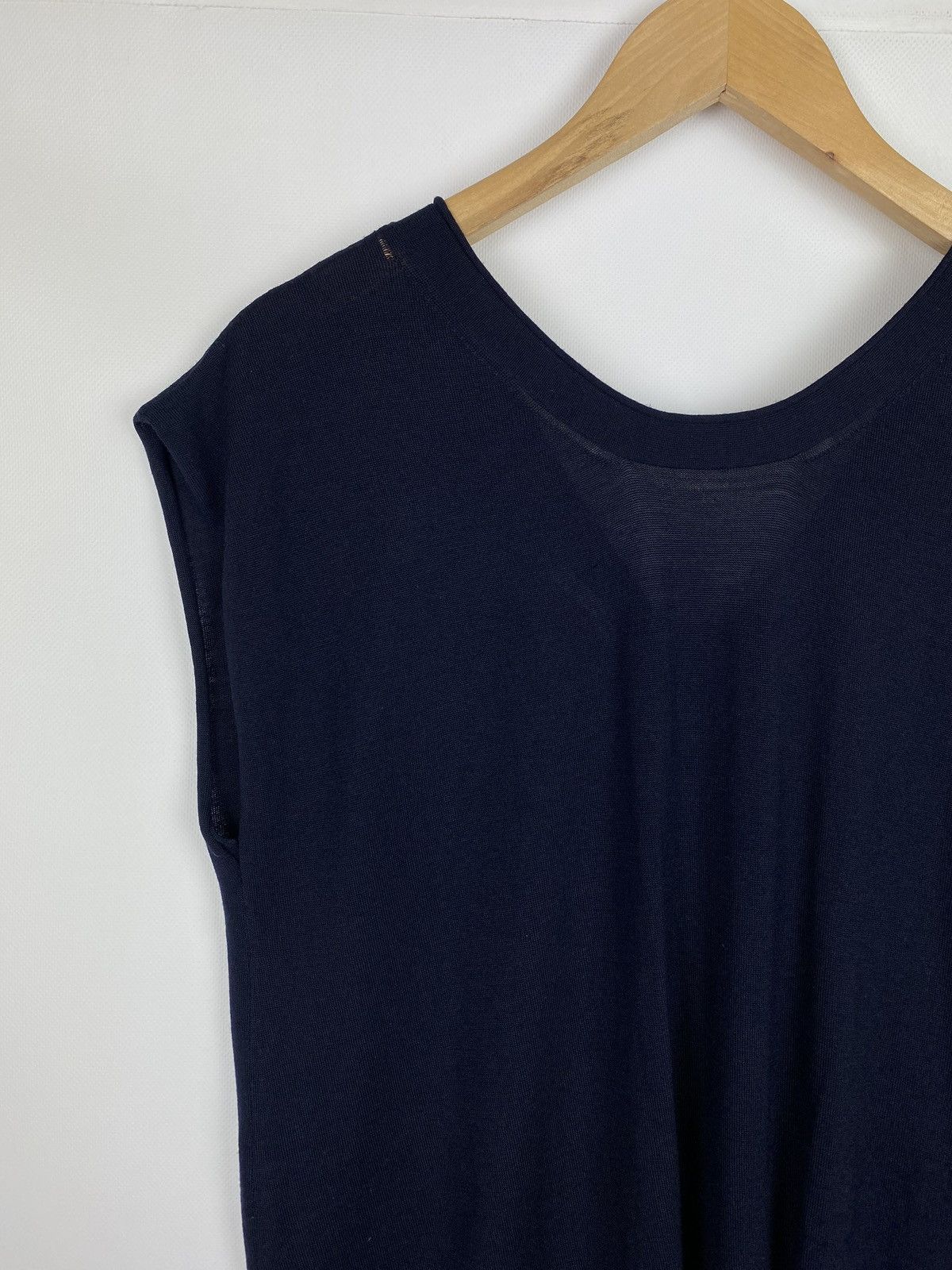 Miu Miu Miu Miu ladies sleeveless v-neck tunic dress size 42 Navy Size M / US 6-8 / IT 42-44 - 11 Thumbnail