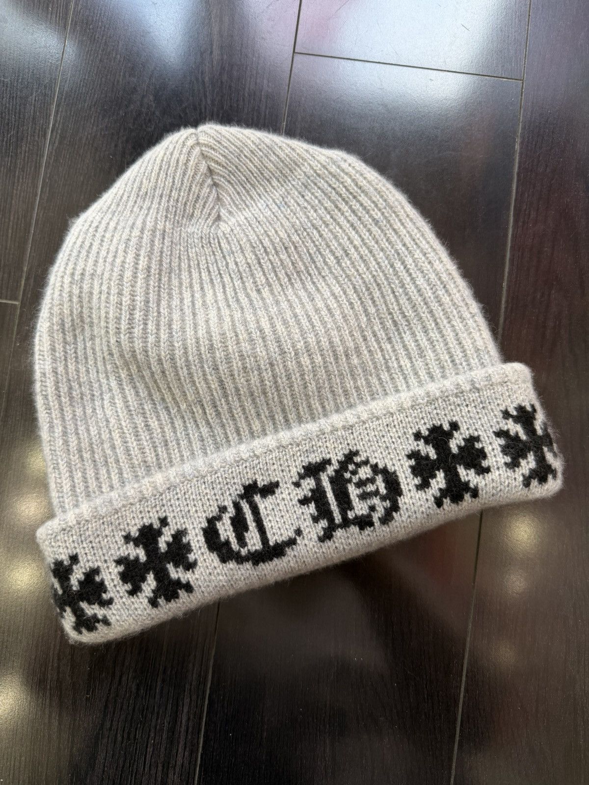 Chrome Hearts Chrome Hearts CH Big Daddy Beanie Grey Size ONE SIZE - 1 Thumbnail