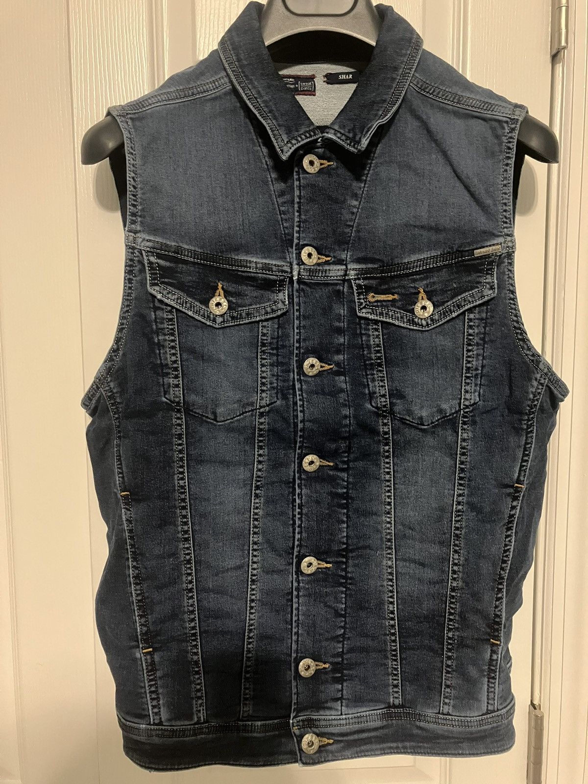 Diesel Diesel Shar Joggjeans Denim Vest - Size L Size US L / EU 52-54 / 3 - 1 Thumbnail