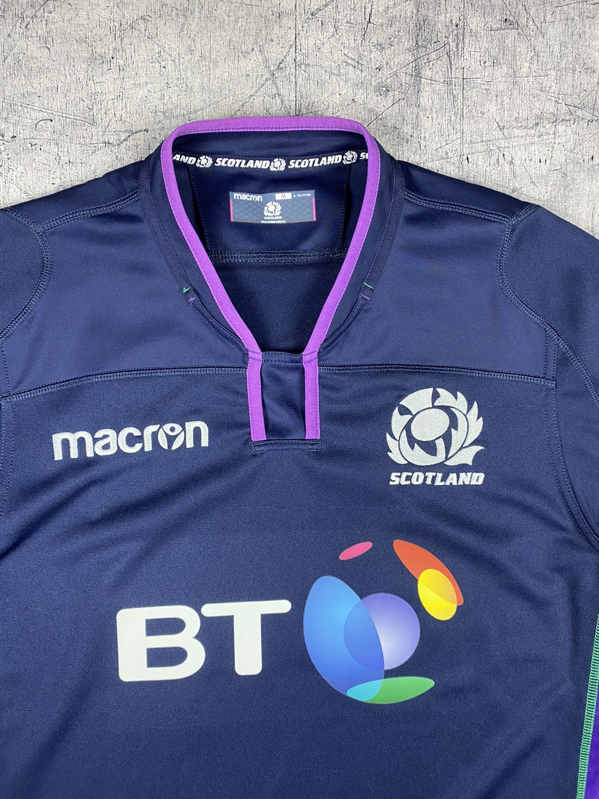 Other Macron Scotland Rugby Jersey Tee Rare Y2k Drill Hype Size US M / EU 48-50 / 2 - 5 Thumbnail